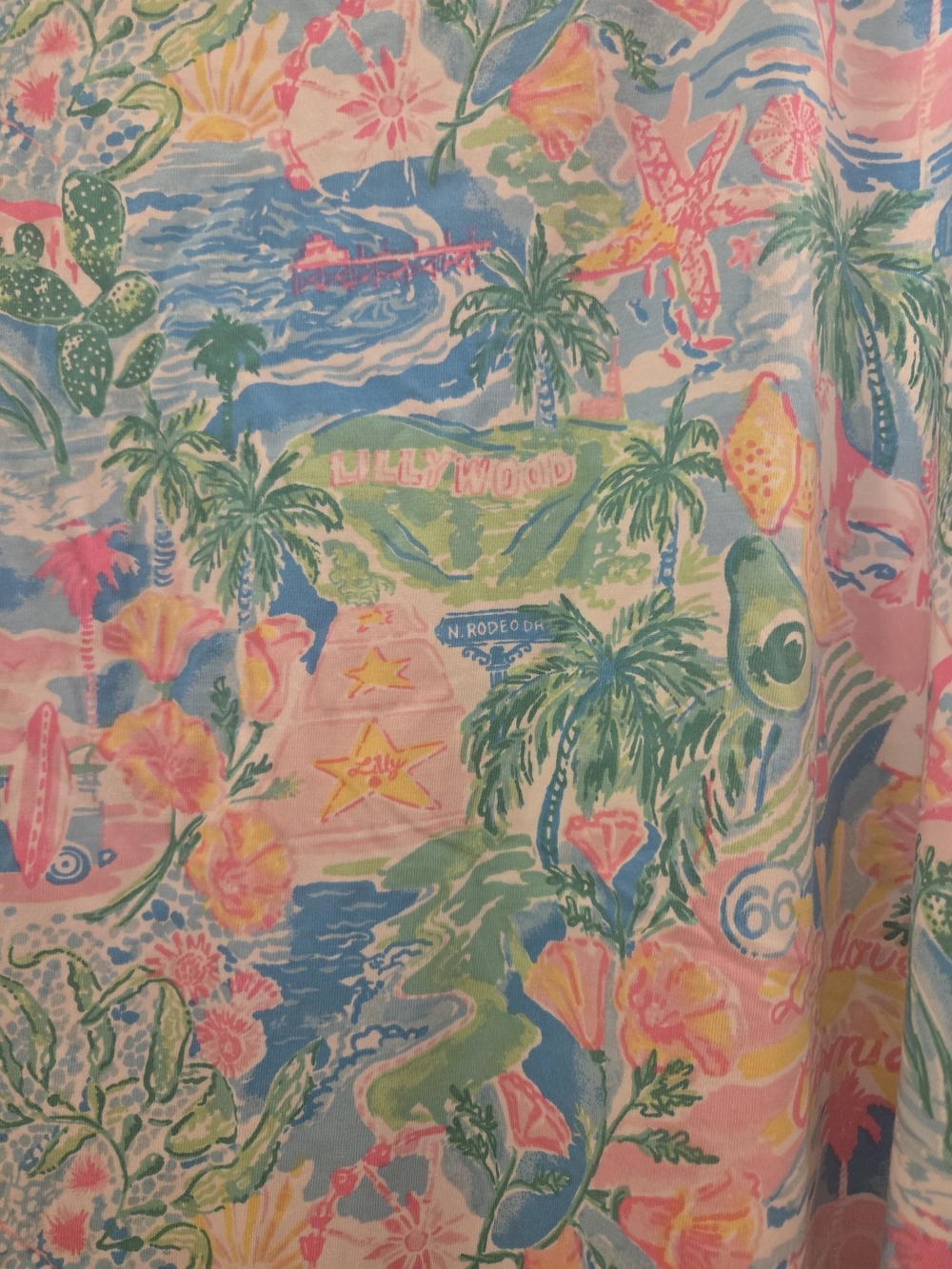 Lilly Pulitzer Kristen Swing Dress in the "Lilly Loves California" XXL - Picture 2 of 4